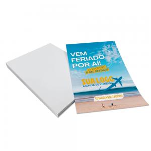 1000 UN, PANFLETOS 115G/SEM VERNIZ/150X200MM COUCHÊ 115G 150X200MM 4X0 CORES SEM VERNIZ CORTE RETO 