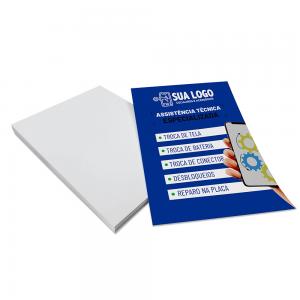 1000 UN, PANFLETOS 150G/SEM VERNIZ/150X200MM COUCHÊ 150g 150X200MM 4X0 CORES SEM VERNIZ CORTE RETO 