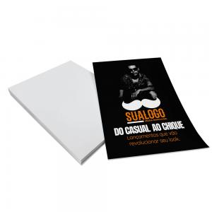 2500 UN, PANFLETOS 150G/SEM VERNIZ/150X200MM COUCHÊ 150g 150X200MM 4X0 CORES SEM VERNIZ CORTE RETO 