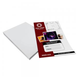2500 UN, PANFLETOS 150G/SEM VERNIZ/200X300MM COUCHÊ 150g 200x300mm 4X0 CORES SEM VERNIZ CORTE RETO 
