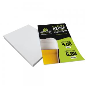 5000 UN, PANFLETOS 115G/SEM VERNIZ/200X300MM COUCHÊ 115G 200x300mm 4X0 CORES SEM VERNIZ CORTE RETO 