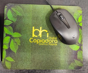 MOUSE PAD PERSONALIZADO  22x18cm 4x0 cores   